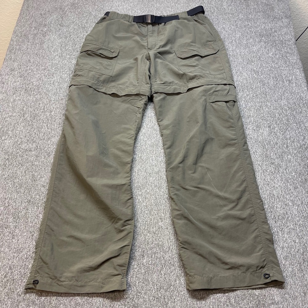 Royal Robbins Mens Convertible Cargo Pants Nylon‎ Hiking Zip Off Large 32x30